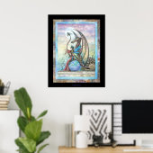 Hemelse Metgezellen Fee Draak Poster (Thuiskantoor)