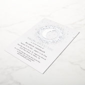 hemelse middernacht folie van het leven folie uitnodiging (Gedraaid)