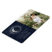 hemelse middernacht sterren twee Foto Save the Dat Magneet (Linkerzijde)