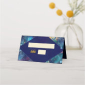 Hemelse Midnight Moon Wedding Plaatskaartje (Achterkant)