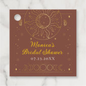 Hemelse Midsummer Night's Dream Bruidsdouche Bedankjes Labels (Voorkant)