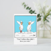 Hemelse Mode Faux Pas! Briefkaart (Staand voorkant)