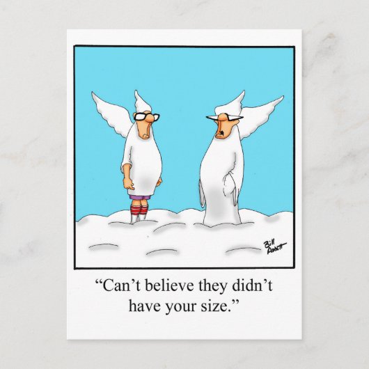 Hemelse Mode Faux Pas! Briefkaart (Voorkant)