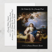 Hemelse Moeder Barokke kunst Kaart (Voorkant / Achterkant)