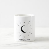 Hemelse mok met eigen naam - Zwart & Wit (Center)