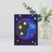 Hemelse Momenten Boheemse Volkskunst ALLEEN VERT Briefkaart (Staand voorkant)