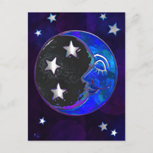 Hemelse Momenten Boheemse Volkskunst ALLEEN VERT Briefkaart