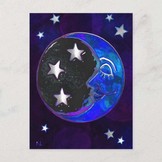 Hemelse Momenten Boheemse Volkskunst ALLEEN VERT Briefkaart (Voorkant)