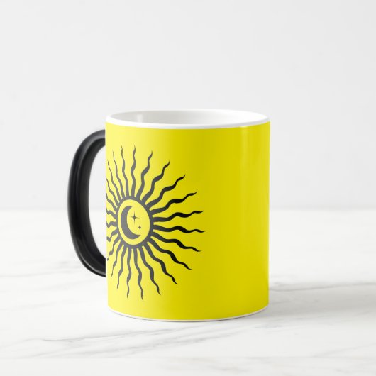 Hemelse morgenster magische mok (Voorkant links)