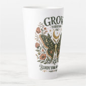 Hemelse Mot Bloemensticker Latte Mok (Voorkant)