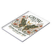 Hemelse Mot Bloemensticker Notitieboek (Linkerzijde)