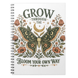 Hemelse Mot Bloemensticker Notitieboek