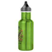 Hemelse Mot Bloemensticker Waterfles (Rechts)