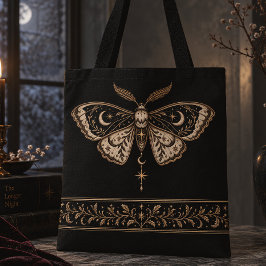 Hemelse Mot Gotische Kerstmis Tote Bag