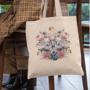 Hemelse Mot Kristal Bloem Maan   Tote Bag