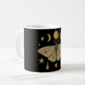 Hemelse Moth Halloween Boho Koffiemok (Voorkant links)