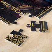 Hemelse Mount Fuji Japan Pagode Reis Kunst Legpuzzel (Zijkant)