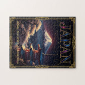 Hemelse Mount Fuji Japan Pagode Reis Kunst Legpuzzel (Horizontaal)