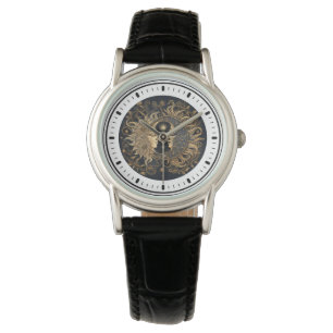 Hemelse Mysterieuze Zon Maan Horloge