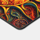 Hemelse Mystiek Geschilderde Kunst Zon Gezicht Bureaumat (Hoek)