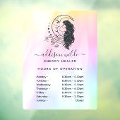 Hemelse Mystiek Maan Godin Regenboog Uren Raamsticker (Vel 3)