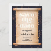 Hemelse Mystieke Element Halloween Bewaar de Datum Save The Date (Voorkant)
