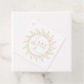 Hemelse Mystieke Elementen Sterrenbeelden Envelop Bedankjes Labels (In situ)