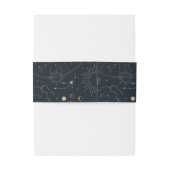 Hemelse Mystieke Elementen Sterrenbeelden Uitnodigingen Wikkel (Achterkant Voorbeeld)