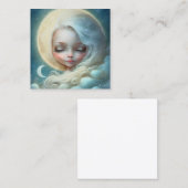 Hemelse Mystieke Kunst Vierkante Visitekaartje (Voorkant / Achterkant)