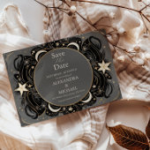 Hemelse Mystieke Maan Sterrennacht Boho Bruiloft Save The Date