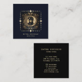 Hemelse Mystieke Maan Vierkante Visitekaartje (Voorkant / Achterkant)