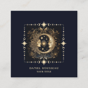 Hemelse Mystieke Maan Vierkante Visitekaartje