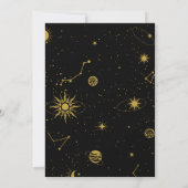 Hemelse Mystieke Sterrennacht Starsign Verjaardag Kaart (Achterkant)