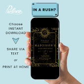 Hemelse Mystieke Sterrennacht Starsign Verjaardag Kaart