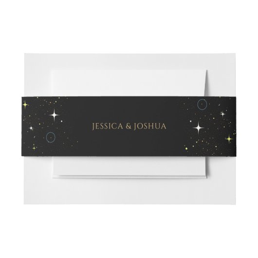 Hemelse  mystieke sterrenstelsel uitnodigingen wikkel (Voorkant Voorbeeld)