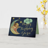 Hemelse naam en leeftijd aangepaste Kaart (Gele Bloem)