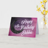 Hemelse naam en leeftijd aangepaste Kaart (Gele Bloem)