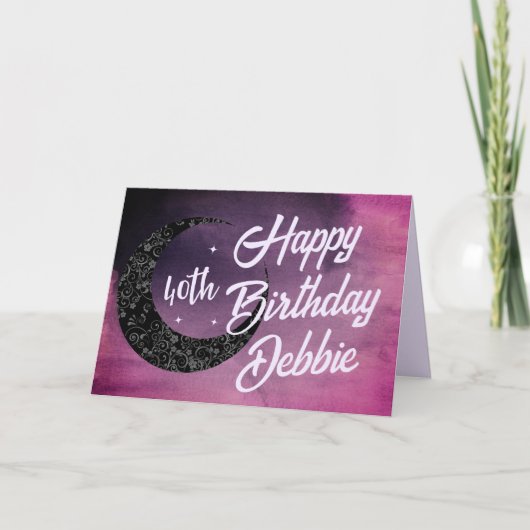 Hemelse naam en leeftijd aangepaste Kaart (Voorkant)