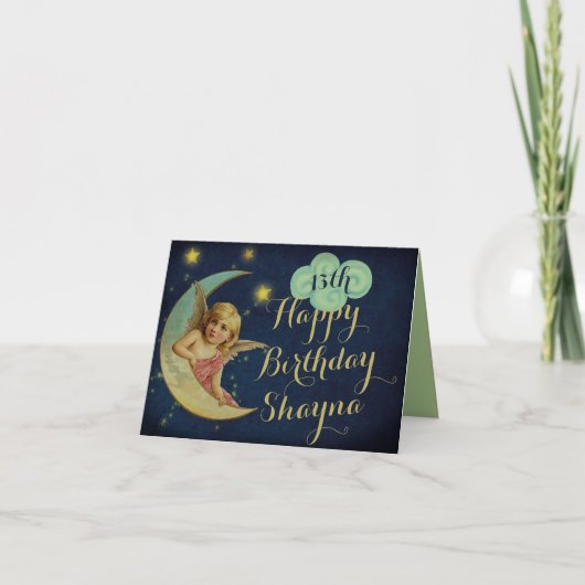 Hemelse naam en leeftijd aangepaste Kaart (Voorkant)