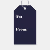 Hemelse Nacht Vlinder Tuin Cadeaulabel (Achterkant)