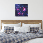 Hemelse Nacht Vlinder Tuin Canvas Afdruk (Insitu (Slaapkamer))