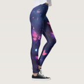 Hemelse Nacht Vlinder Tuin Leggings (Rechts)