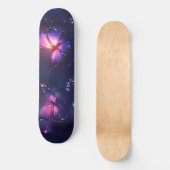 Hemelse Nacht Vlinder Tuin Persoonlijk Skateboard (Voorkant)