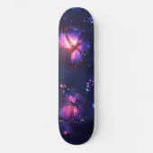 Hemelse Nacht Vlinder Tuin Persoonlijk Skateboard (Voorkant)
