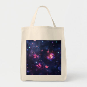 Hemelse Nacht Vlinder Tuin Tote Bag