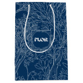 Hemelse Nachtelijke Bloemist Giftzak Medium Cadeauzakje (Voorkant)