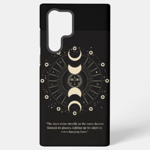 Hemelse Nachtfasen: Elegante Samsung Phonehoes Galaxy Hoesje