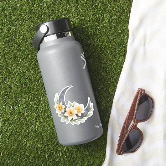 Hemelse Narcis Halve Maan Sticker (HydroFlask Insitu)