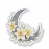 Hemelse Narcis Halve Maan Sticker (Voorkant)