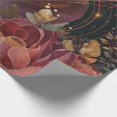 Hemelse Nevel Kristal Planeet Paars Cadeaupapier (Hoek)